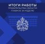 ИТОГИ РАБОТЫ ПРАВИТЕЛЬСТВА ОБЛАСТИ: ГЛАВНОЕ ЗА НЕДЕЛЮ