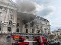 Дрон ударил по зданию СБУ в Киеве