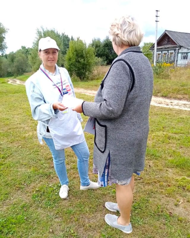 Стартует третья неделя адресного информирования избирателей Стартует третья неделя адресного информирования избирателей