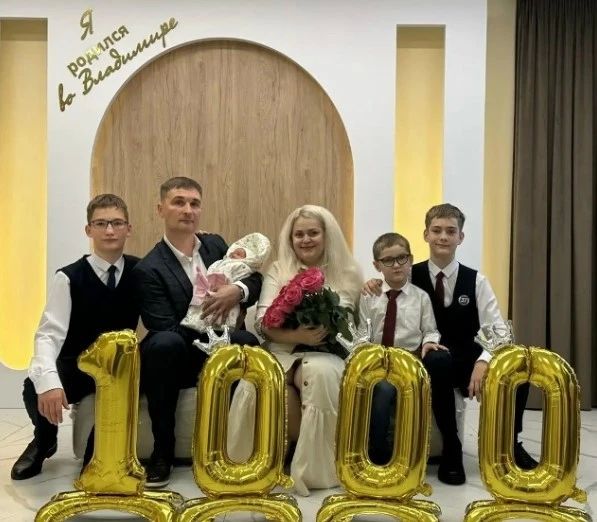 Тысячного малыша выписали из Центрального роддома Владимира