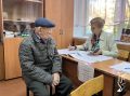 В Гусь-Хрустальном проголосовал ветеран войны Николай Ушаков