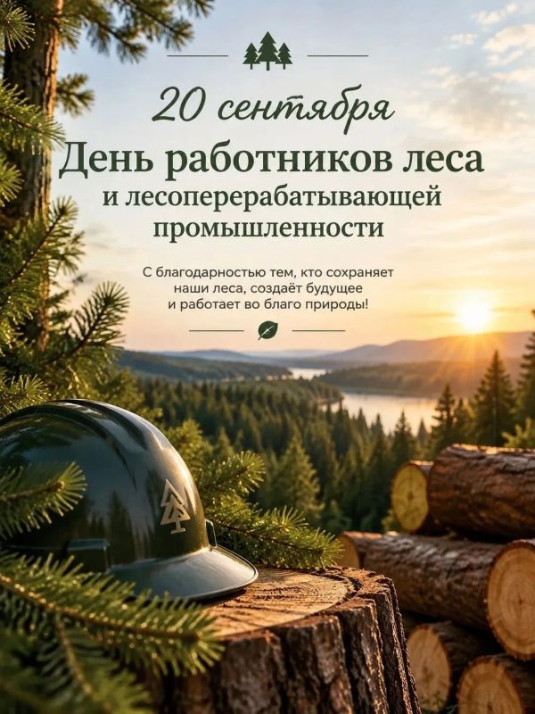 С Днем работников леса! . Сегодня мы поздравляем тех, кто выбрал делом всей жизни заботу о природе