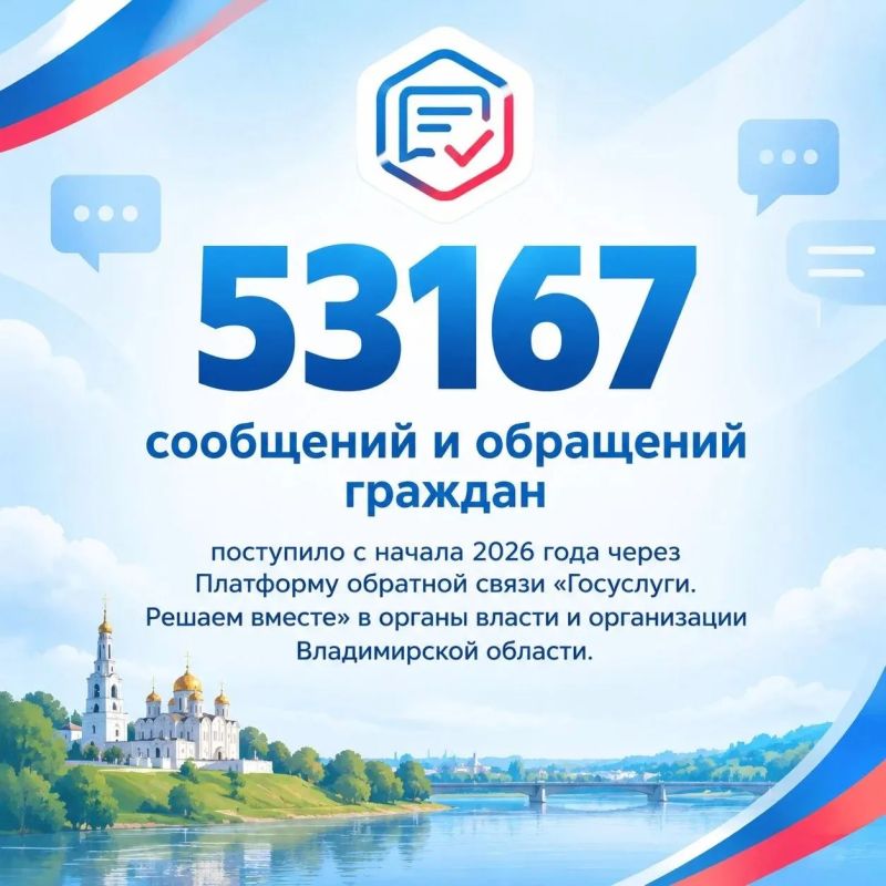 Чаще всего в этом году жителей Владимирской области области интересовало решение вопросов по темам: