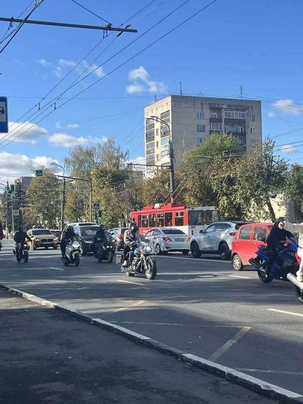 Мотопробег проходит во Владимире