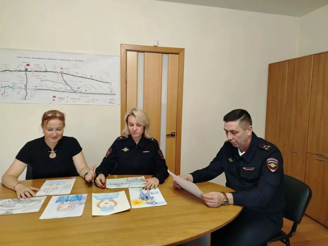 Во Владимире определили победителей детского конкурса рисунков «Мои родители работают в полиции»