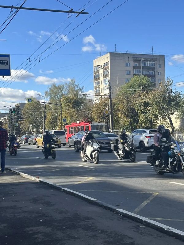 Мотопробег проходит во Владимире Мотопробег проходит во Владимире