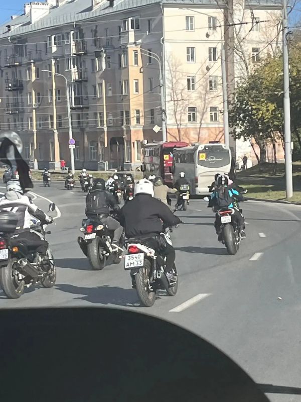Мотопробег проходит во Владимире Мотопробег проходит во Владимире