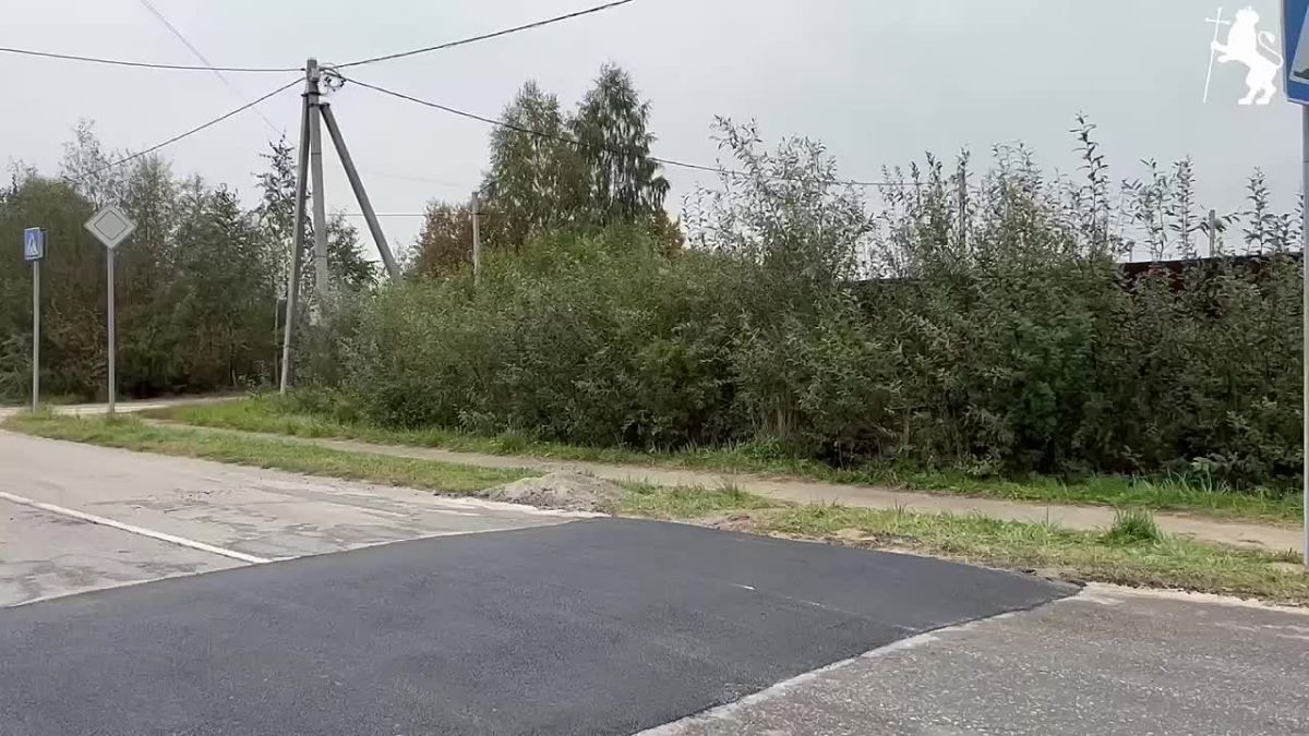 Благоустройство дорог в микрорайоне Лунёво