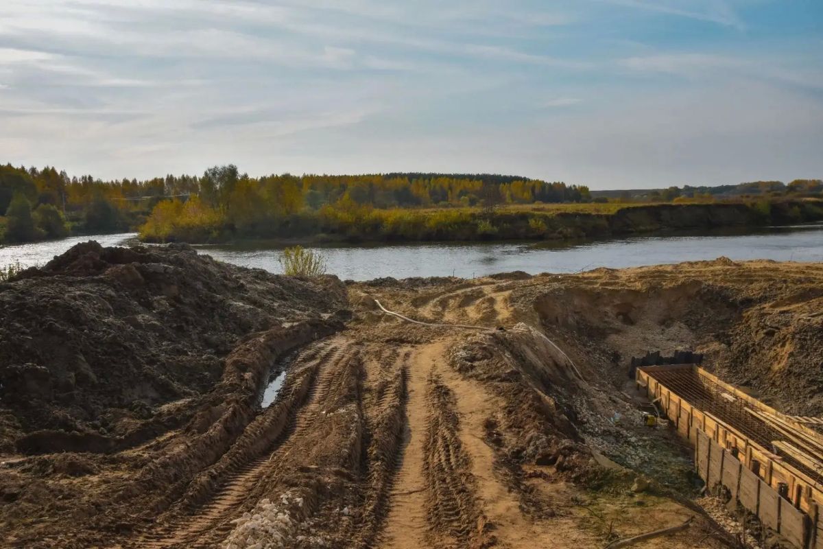 В поселке Сокол Суздальского района идет реконструкция водозаборных сооружений на реке Нерль В поселке Сокол Суздальского района идет реконструкция водозаборных сооружений на реке Нерль