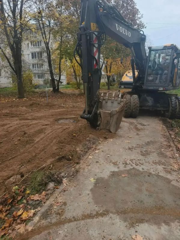 В Вольгинском полным ходом идет обновление коммунальных сетей В Вольгинском полным ходом идет обновление коммунальных сетей